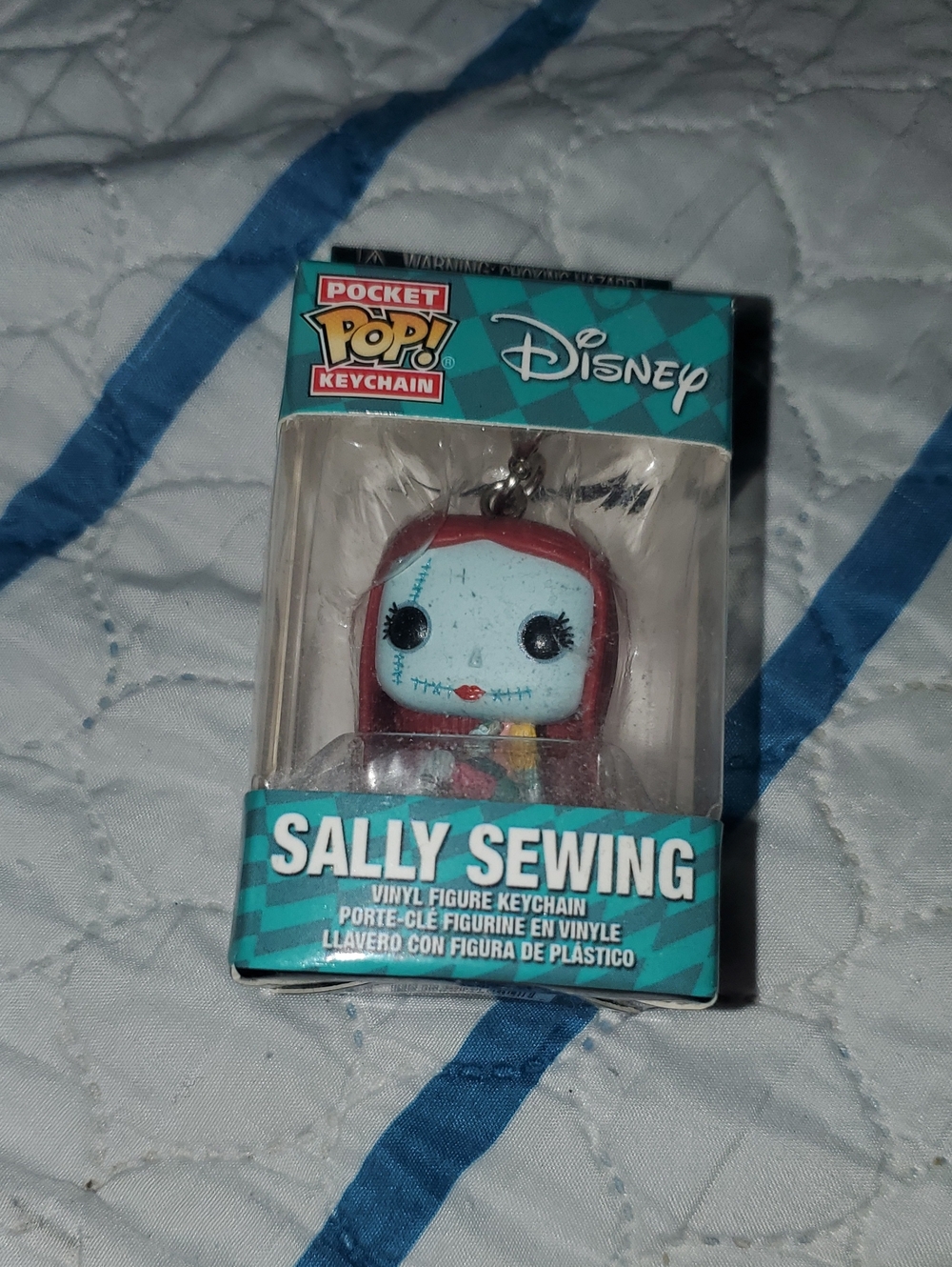 Sally Sewing Funkopop Keychain